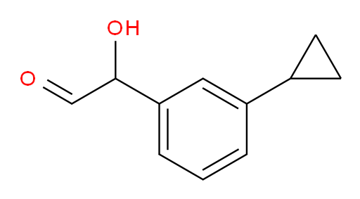 2-(3-cyclopropylphenyl)-2-hydroxyacetaldehyde