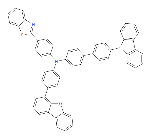 N-(4-(benzo[d]thiazol-2-yl)phenyl)-4'-(9H-carbazol-9-yl)-N-(4-(dibenzo[b,d]furan-4-yl)phenyl)-[1,1'-biphenyl]-4-amine