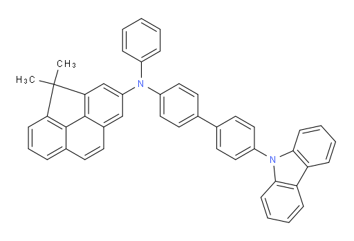 N-(4'-(9H-carbazol-9-yl)-[1,1'-biphenyl]-4-yl)-4,4-dimethyl-N-phenyl-4H-cyclopenta[def]phenanthren-2-amine
