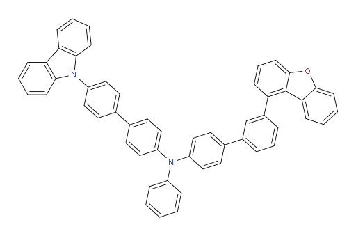 N-(4'-(9H-carbazol-9-yl)-[1,1'-biphenyl]-4-yl)-3'-(dibenzo[b,d]furan-1-yl)-N-phenyl-[1,1'-biphenyl]-4-amine