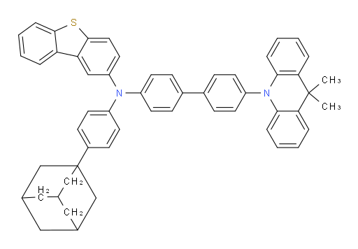 N-(4-(adamantan-1-yl)phenyl)-N-(4'-(9,9-dimethylacridin-10(9H)-yl)-[1,1'-biphenyl]-4-yl)dibenzo[b,d]thiophen-2-amine