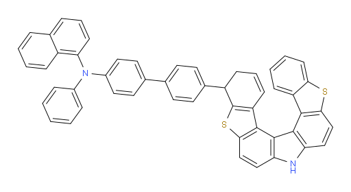 N-(4'-(8,9-dihydro-4H-benzo[4,5]thieno[2,3-c]benzo[4,5]thieno[3,2-g]carbazol-8-yl)-[1,1'-biphenyl]-4-yl)-N-phenylnaphthalen-1-amine