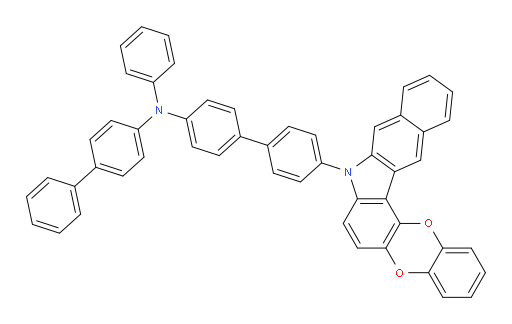 N-([1,1'-biphenyl]-4-yl)-4'-(8H-benzo[b]benzo[5,6][1,4]dioxino[2,3-g]carbazol-8-yl)-N-phenyl-[1,1'-biphenyl]-4-amine