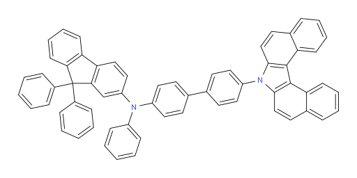 N-(4'-(7H-dibenzo[c,g]carbazol-7-yl)-[1,1'-biphenyl]-4-yl)-N,9,9-triphenyl-9H-fluoren-2-amine