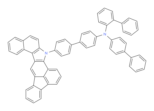 N-(4'-(7H-benzo[g]fluoreno[1,9-ab]carbazol-7-yl)-[1,1'-biphenyl]-4-yl)-N-([1,1'-biphenyl]-4-yl)-[1,1'-biphenyl]-2-amine