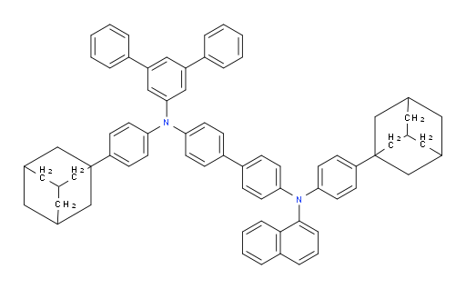 N4-([1,1':3',1''-terphenyl]-5'-yl)-N4,N4'-bis(4-(adamantan-1-yl)phenyl)-N4'-(naphthalen-1-yl)-[1,1'-biphenyl]-4,4'-diamine