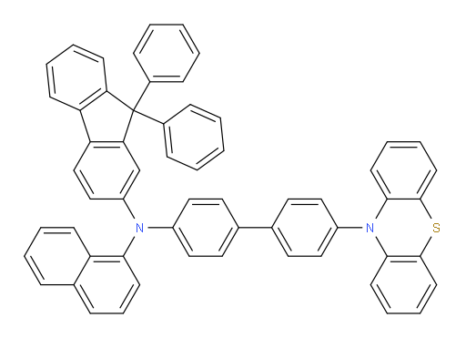 N-(4'-(10H-phenothiazin-10-yl)-[1,1'-biphenyl]-4-yl)-N-(naphthalen-1-yl)-9,9-diphenyl-9H-fluoren-2-amine