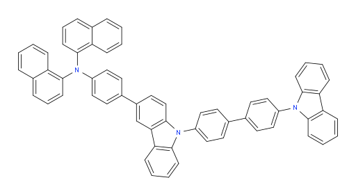 N-(4-(9-(4'-(9H-carbazol-9-yl)-[1,1'-biphenyl]-4-yl)-9H-carbazol-3-yl)phenyl)-N-(naphthalen-1-yl)naphthalen-1-amine
