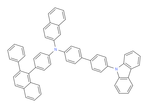 N-(4'-(9H-carbazol-9-yl)-[1,1'-biphenyl]-4-yl)-N-(4-(2-phenylnaphthalen-1-yl)phenyl)naphthalen-2-amine