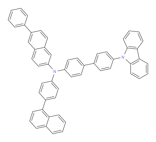 N-(4'-(9H-carbazol-9-yl)-[1,1'-biphenyl]-4-yl)-N-(4-(naphthalen-1-yl)phenyl)-6-phenylnaphthalen-2-amine