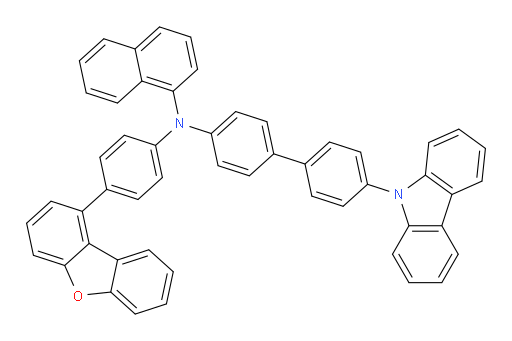 N-(4'-(9H-carbazol-9-yl)-[1,1'-biphenyl]-4-yl)-N-(4-(dibenzo[b,d]furan-1-yl)phenyl)naphthalen-1-amine