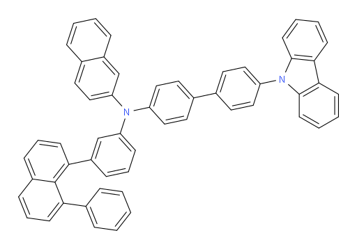N-(4'-(9H-carbazol-9-yl)-[1,1'-biphenyl]-4-yl)-N-(3-(8-phenylnaphthalen-1-yl)phenyl)naphthalen-2-amine