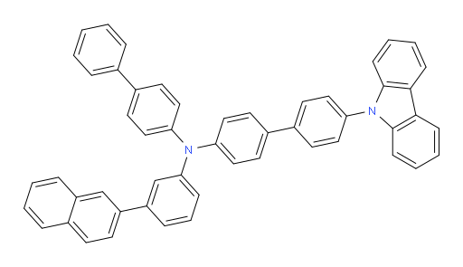 N-([1,1'-biphenyl]-4-yl)-4'-(9H-carbazol-9-yl)-N-(3-(naphthalen-2-yl)phenyl)-[1,1'-biphenyl]-4-amine
