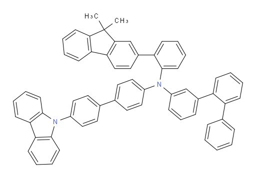 N-(4'-(9H-carbazol-9-yl)-[1,1'-biphenyl]-4-yl)-N-(2-(9,9-dimethyl-9H-fluoren-2-yl)phenyl)-[1,1':2',1''-terphenyl]-3-amine