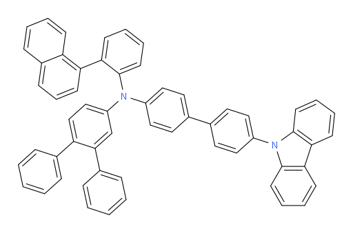 N-(4'-(9H-carbazol-9-yl)-[1,1'-biphenyl]-4-yl)-N-(2-(naphthalen-1-yl)phenyl)-[1,1':2',1''-terphenyl]-4'-amine