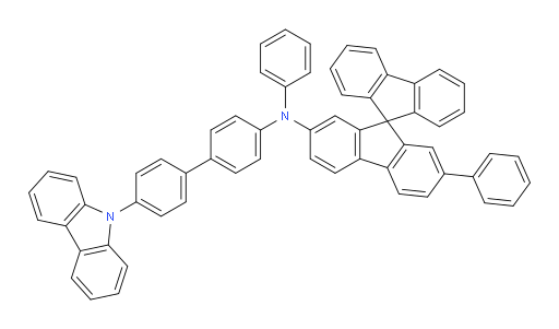 N-(4'-(9H-carbazol-9-yl)-[1,1'-biphenyl]-4-yl)-N,7-diphenyl-9,9'-spirobi[fluoren]-2-amine