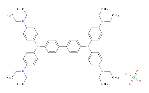 N1,N1'-([1,1'-biphenyl]-4,4'-diyl)bis(N1-(4-(diethylamino)phenyl)-N4,N4-diethylbenzene-1,4-diamine) perchlorate
