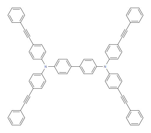 N4,N4,N4',N4'-tetrakis(4-(phenylethynyl)phenyl)-[1,1'-biphenyl]-4,4'-diamine