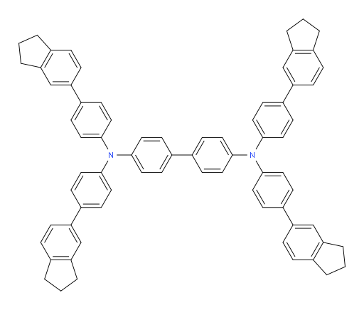 N4,N4,N4',N4'-tetrakis(4-(2,3-dihydro-1H-inden-5-yl)phenyl)-[1,1'-biphenyl]-4,4'-diamine