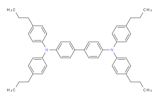 N4,N4,N4',N4'-tetrakis(4-propylphenyl)-[1,1'-biphenyl]-4,4'-diamine