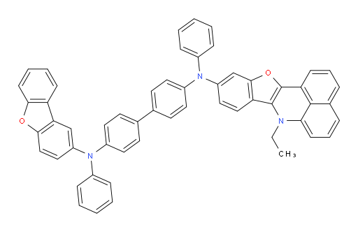 N4-(dibenzo[b,d]furan-2-yl)-N4'-(7-ethyl-7H-benzo[de]benzofuro[3,2-b]quinolin-10-yl)-N4,N4'-diphenyl-[1,1'-biphenyl]-4,4'-diamine