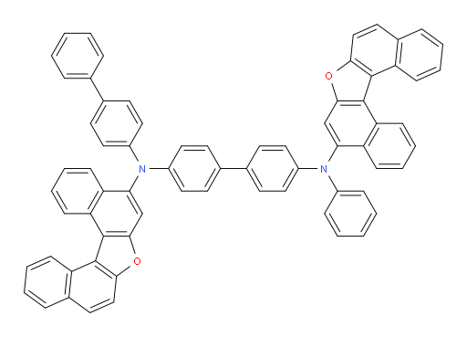 N4-([1,1'-biphenyl]-4-yl)-N4,N4'-bis(dinaphtho[2,1-b:1',2'-d]furan-5-yl)-N4'-phenyl-[1,1'-biphenyl]-4,4'-diamine