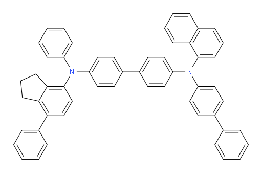 N4-([1,1'-biphenyl]-4-yl)-N4-(naphthalen-1-yl)-N4'-phenyl-N4'-(7-phenyl-2,3-dihydro-1H-inden-4-yl)-[1,1'-biphenyl]-4,4'-diamine