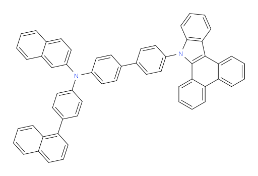 N-(4'-(9H-dibenzo[a,c]carbazol-9-yl)-[1,1'-biphenyl]-4-yl)-N-(4-(naphthalen-1-yl)phenyl)naphthalen-2-amine
