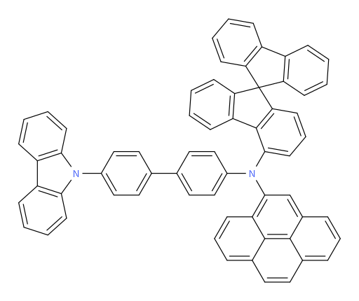 N-(9,9'-spirobi[fluoren]-4-yl)-N-(4'-(9H-carbazol-9-yl)-[1,1'-biphenyl]-4-yl)pyren-4-amine