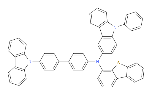 N-(4'-(9H-carbazol-9-yl)-[1,1'-biphenyl]-4-yl)-N-(dibenzo[b,d]thiophen-4-yl)-9-phenyl-9H-carbazol-3-amine