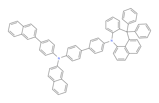 N-(4'-(12,12-diphenylbenzo[f]naphtho[1,8-bc]azepin-7(12H)-yl)-[1,1'-biphenyl]-4-yl)-N-(4-(naphthalen-2-yl)phenyl)naphthalen-2-amine
