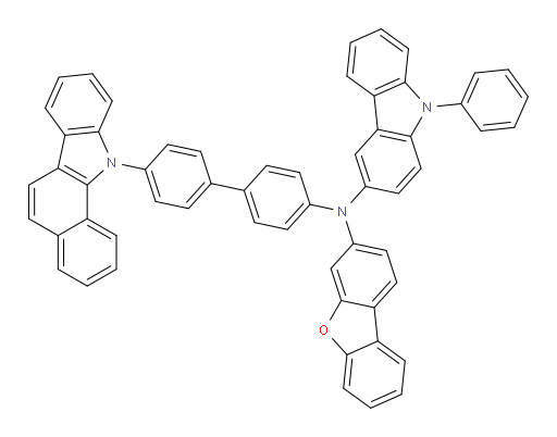 N-(4'-(11H-benzo[a]carbazol-11-yl)-[1,1'-biphenyl]-4-yl)-N-(dibenzo[b,d]furan-3-yl)-9-phenyl-9H-carbazol-3-amine