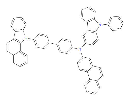 N-(4'-(11H-benzo[a]carbazol-11-yl)-[1,1'-biphenyl]-4-yl)-N-(phenanthren-2-yl)-9-phenyl-9H-carbazol-3-amine