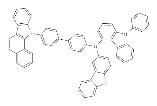N-(4'-(11H-benzo[a]carbazol-11-yl)-[1,1'-biphenyl]-4-yl)-N-(dibenzo[b,d]thiophen-2-yl)-9-phenyl-9H-carbazol-4-amine
