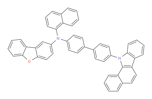 N-(4'-(11H-benzo[a]carbazol-11-yl)-[1,1'-biphenyl]-4-yl)-N-(naphthalen-1-yl)dibenzo[b,d]furan-2-amine