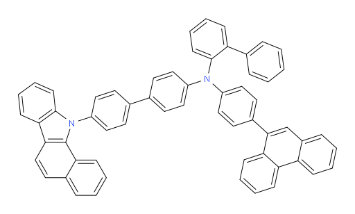 N-(4'-(11H-benzo[a]carbazol-11-yl)-[1,1'-biphenyl]-4-yl)-N-(4-(phenanthren-9-yl)phenyl)-[1,1'-biphenyl]-2-amine