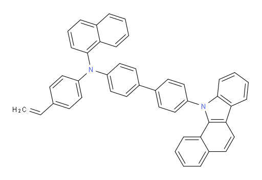 N-(4'-(11H-benzo[a]carbazol-11-yl)-[1,1'-biphenyl]-4-yl)-N-(4-vinylphenyl)naphthalen-1-amine