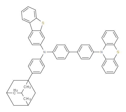 N-(4'-(10H-phenothiazin-10-yl)-[1,1'-biphenyl]-4-yl)-N-(4-(adamantan-1-yl)phenyl)dibenzo[b,d]thiophen-3-amine