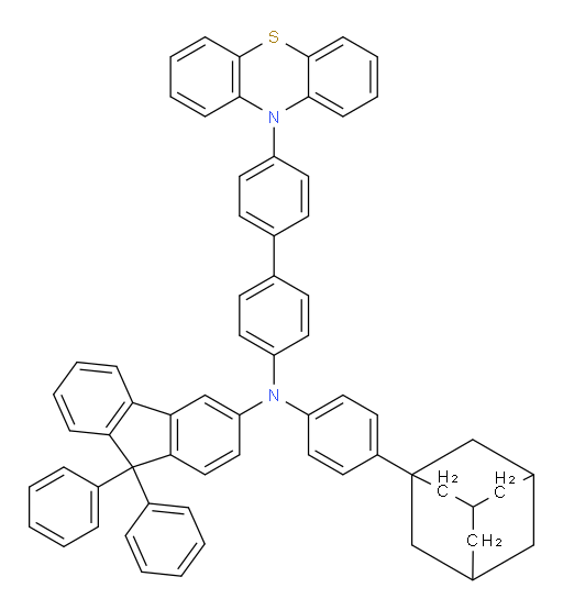 N-(4'-(10H-phenothiazin-10-yl)-[1,1'-biphenyl]-4-yl)-N-(4-(adamantan-1-yl)phenyl)-9,9-diphenyl-9H-fluoren-3-amine
