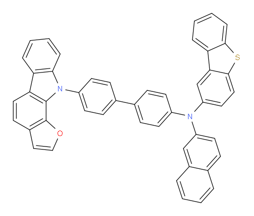 N-(4'-(10H-furo[2,3-a]carbazol-10-yl)-[1,1'-biphenyl]-4-yl)-N-(naphthalen-2-yl)dibenzo[b,d]thiophen-2-amine