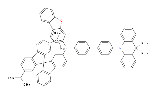 N-(2',7'-diisopropyl-9,9'-spirobi[fluoren]-2-yl)-N-(4'-(9,9-dimethylacridin-10(9H)-yl)-[1,1'-biphenyl]-4-yl)dibenzo[b,d]furan-3-amine