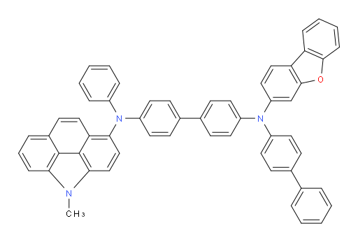 N4-([1,1'-biphenyl]-4-yl)-N4-(dibenzo[b,d]furan-3-yl)-N4'-(4-methyl-4H-benzo[def]carbazol-1-yl)-N4'-phenyl-[1,1'-biphenyl]-4,4'-diamine
