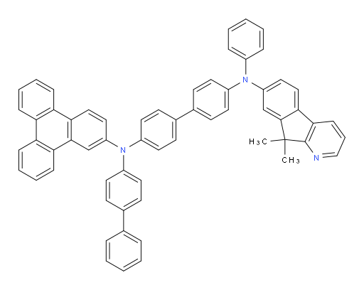 N4-([1,1'-biphenyl]-4-yl)-N4'-(9,9-dimethyl-9H-indeno[2,1-b]pyridin-7-yl)-N4'-phenyl-N4-(triphenylen-2-yl)-[1,1'-biphenyl]-4,4'-diamine