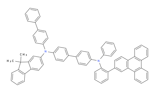 N4-([1,1'-biphenyl]-4-yl)-N4-(9,9-dimethyl-9H-fluoren-2-yl)-N4'-phenyl-N4'-(2-(triphenylen-2-yl)phenyl)-[1,1'-biphenyl]-4,4'-diamine