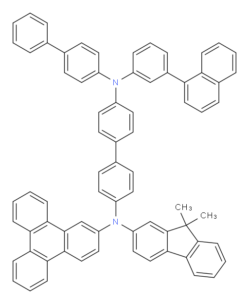 N4-([1,1'-biphenyl]-4-yl)-N4'-(9,9-dimethyl-9H-fluoren-2-yl)-N4-(3-(naphthalen-1-yl)phenyl)-N4'-(triphenylen-2-yl)-[1,1'-biphenyl]-4,4'-diamine