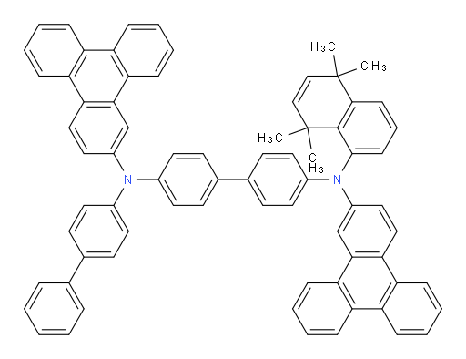 N4-([1,1'-biphenyl]-4-yl)-N4'-(5,5,8,8-tetramethyl-5,8-dihydronaphthalen-1-yl)-N4,N4'-di(triphenylen-2-yl)-[1,1'-biphenyl]-4,4'-diamine