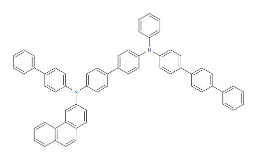 N4-([1,1'-biphenyl]-4-yl)-N4'-([1,1':4',1''-terphenyl]-4-yl)-N4-(phenanthren-3-yl)-N4'-phenyl-[1,1'-biphenyl]-4,4'-diamine