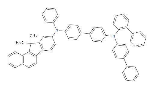 N4-([1,1'-biphenyl]-2-yl)-N4-([1,1'-biphenyl]-4-yl)-N4'-(11,11-dimethyl-11H-benzo[a]fluoren-9-yl)-N4'-phenyl-[1,1'-biphenyl]-4,4'-diamine