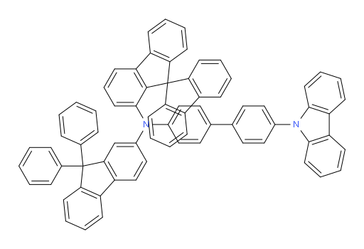 N-(4'-(9H-carbazol-9-yl)-[1,1'-biphenyl]-4-yl)-N-(9,9-diphenyl-9H-fluoren-2-yl)-9,9'-spirobi[fluoren]-1-amine