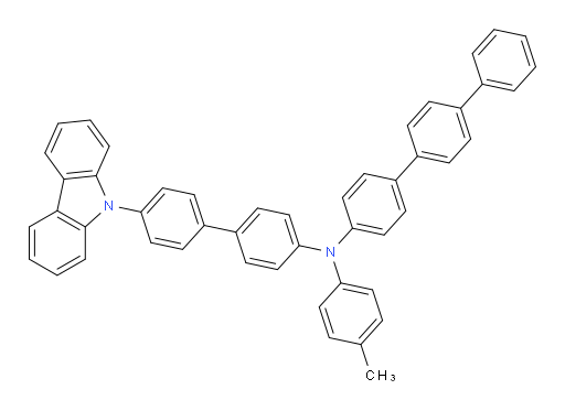 N-(4'-(9H-carbazol-9-yl)-[1,1'-biphenyl]-4-yl)-N-(p-tolyl)-[1,1':4',1''-terphenyl]-4-amine